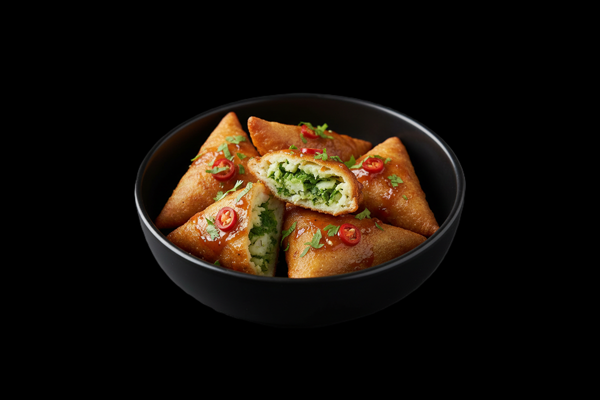 Stuffed Paneer Parcels (V)